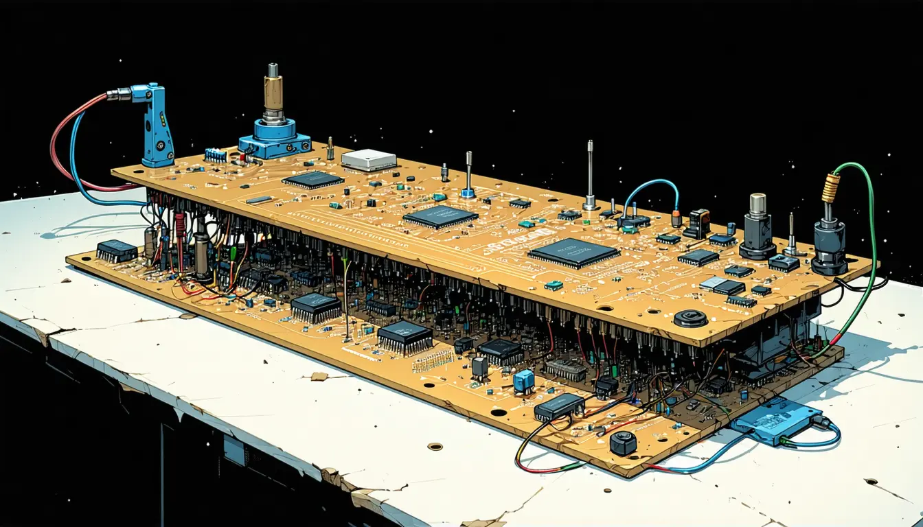 Illustration accompanying Eight stacked repairs drop ProgramDistill's partial-reconstruction success to 32%