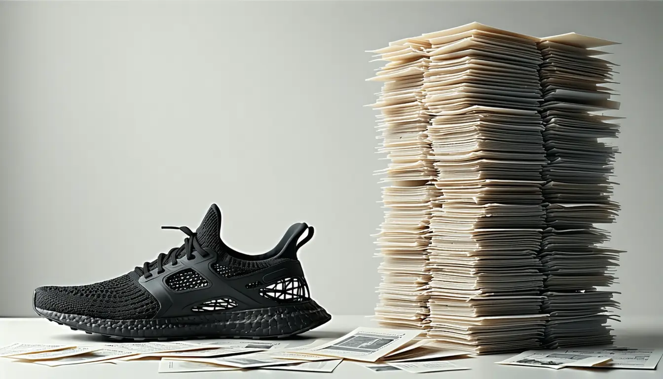Illustration accompanying Reading the texture-geometry split first got a sneaker configurator from 16.7 MB to 2.4 MB