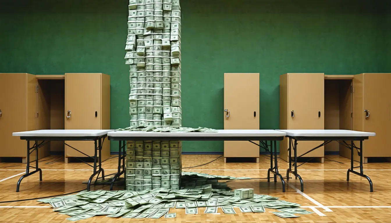 Illustration accompanying Six Nobel laureates endorse a one-time 5% tax on California's $2.3 trillion of billionaire wealth