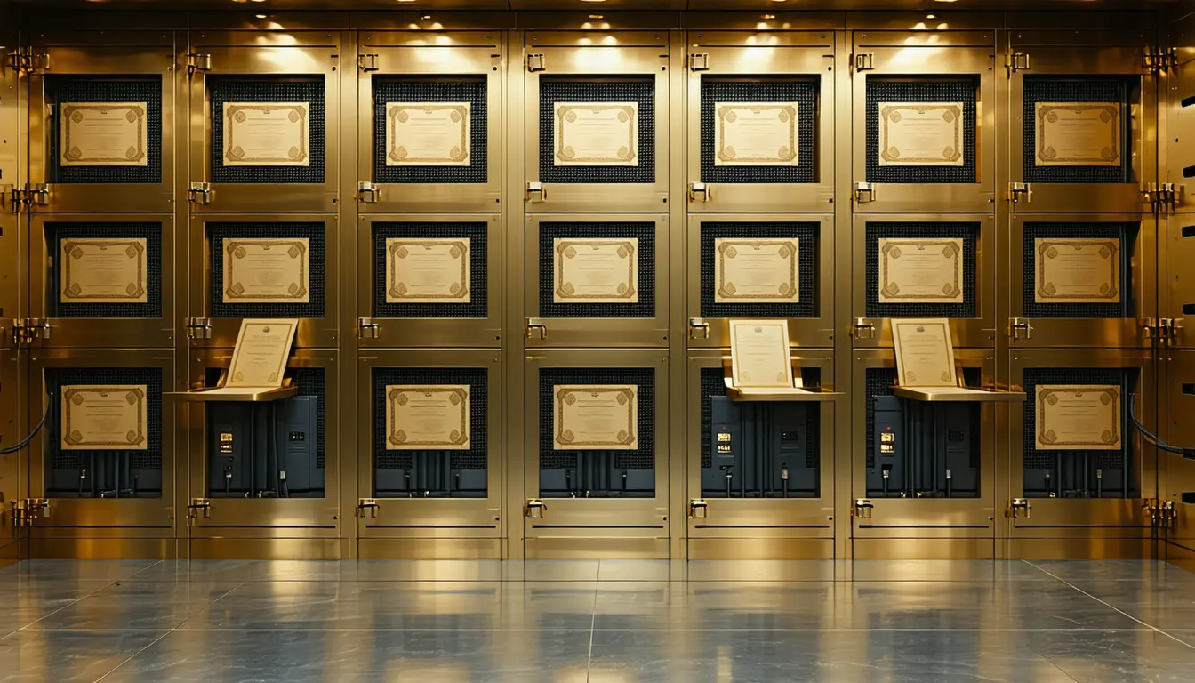 Illustration accompanying The SEC's five-year exemption hands issuers a veto over which stocks a venue may tokenize