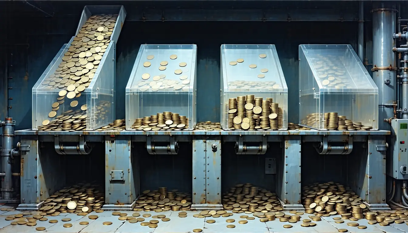 Illustration accompanying Uniswap took in $82.8m of tokenized-stock deposits against $80m of standing liquidity