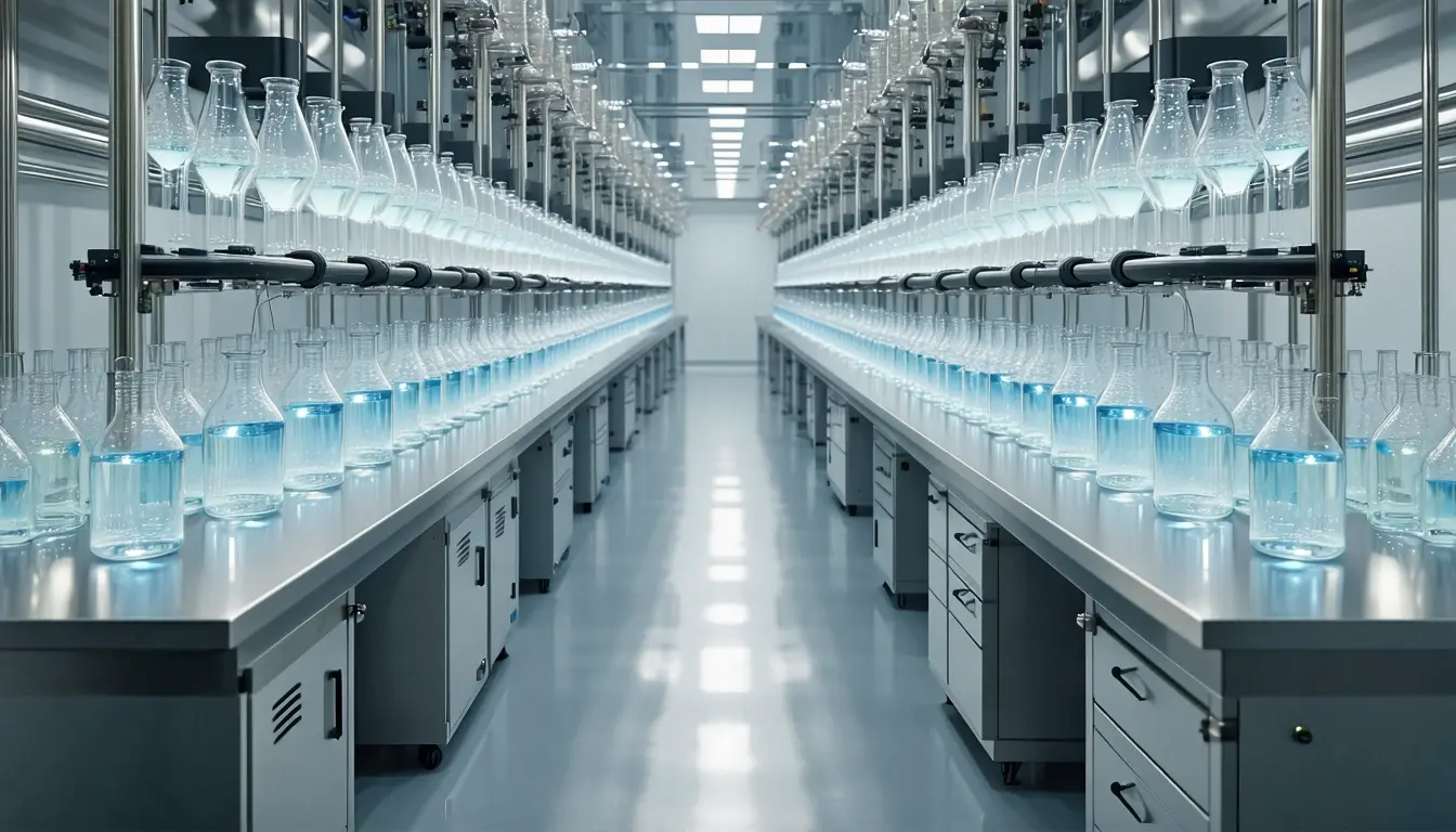 Illustration accompanying USA Rare Earth's quantum extractant hunt starts with thousands of automated experiments