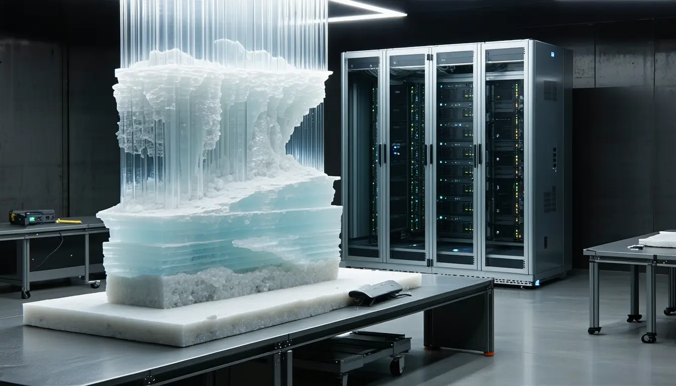Illustration accompanying ACCESS-NRI puts Australia's ice-sheet modellers on a single supported ISSM build