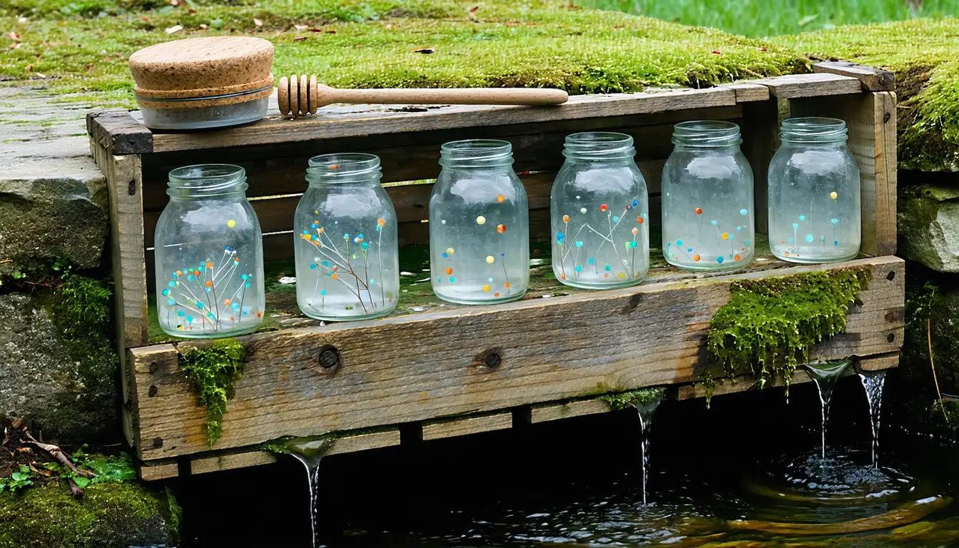 Illustration accompanying Microplastics showed up in every one of nine sacred South African springs sampled