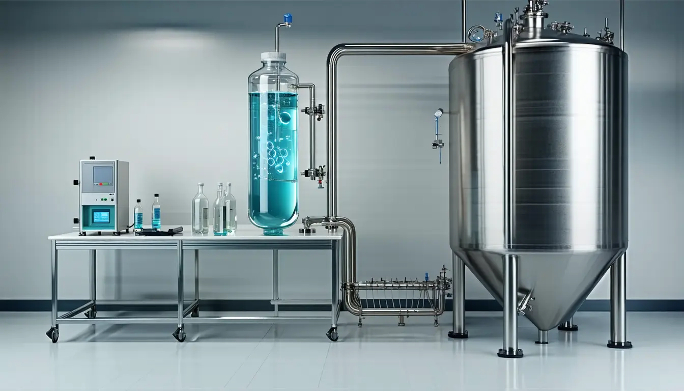Illustration accompanying Nirrin asks bioprocess labs to trade chemometric models for a library of known spectra