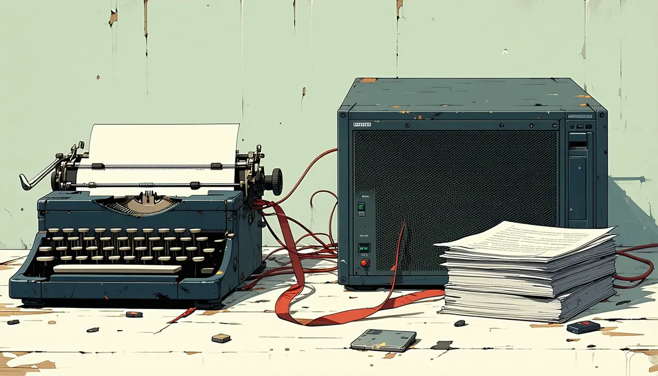 Illustration accompanying The words that flag a chatbot are turning up in ordinary human writing, Northeastern researchers say