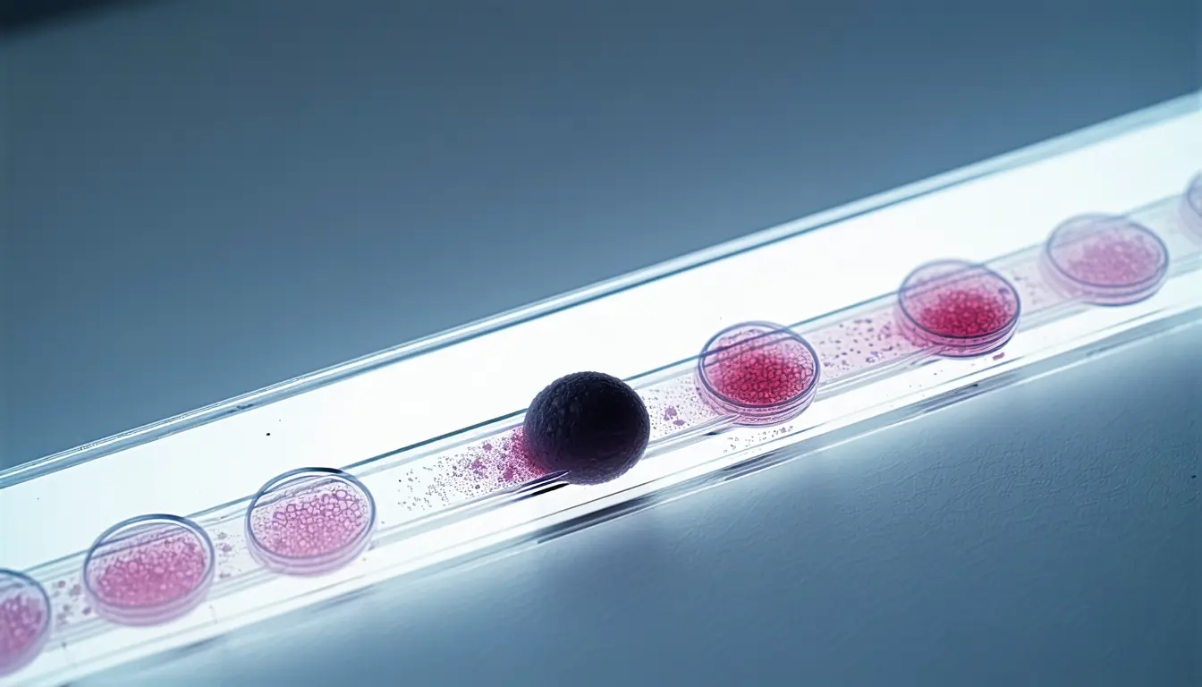 Illustration accompanying Y chromosome loss rises in normal tissue the closer it sits to a tumor