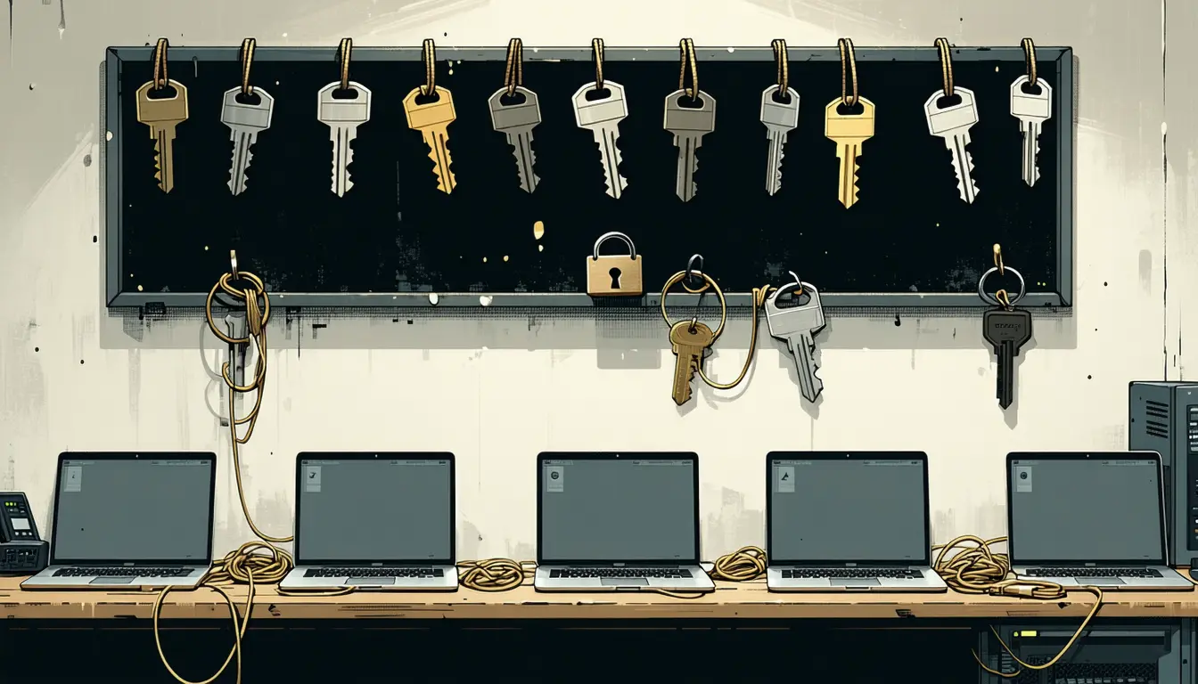 Illustration accompanying Eleven variants of one shell script launched years-old images into a FedRAMP cluster