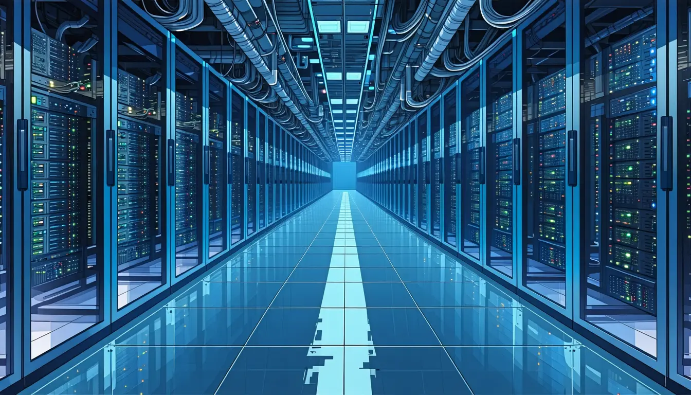 Illustration accompanying Pichai ranked frontier AGI above Google Cloud in Alphabet's compute queue