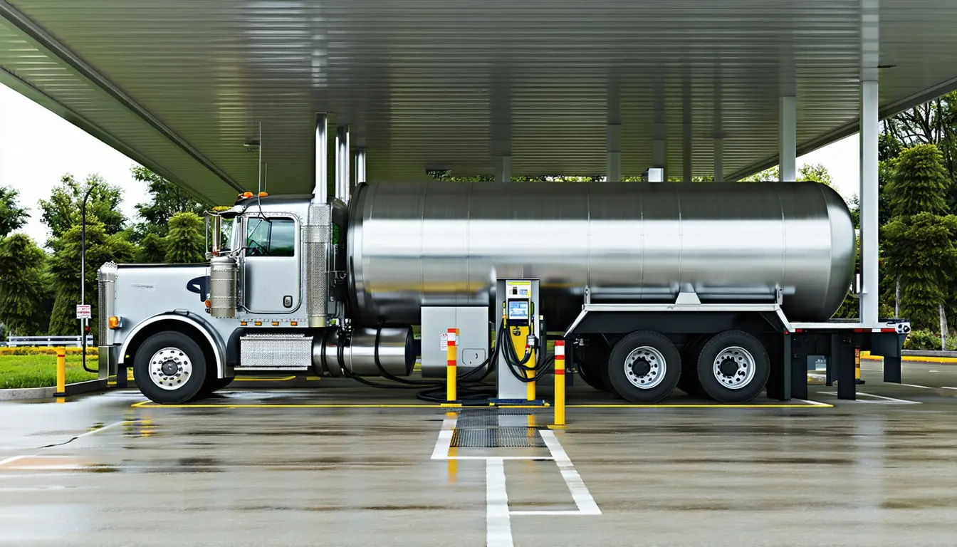 Illustration accompanying Diesel's 60% year adds 15 points to a carrier's operating costs