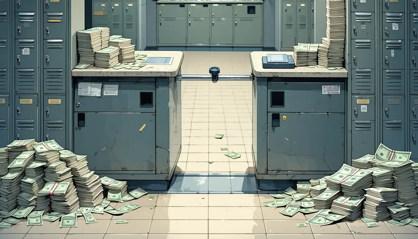 Illustration accompanying Korea Exchange eases cash deposit rule for all flagged stocks as retail investors keep buying some anyway