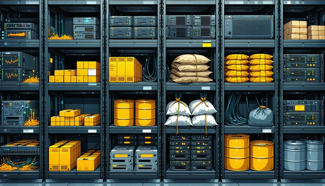 Illustration accompanying Tokenized equities and commodities at times top 30% of Hyperliquid's $8.1bn open interest