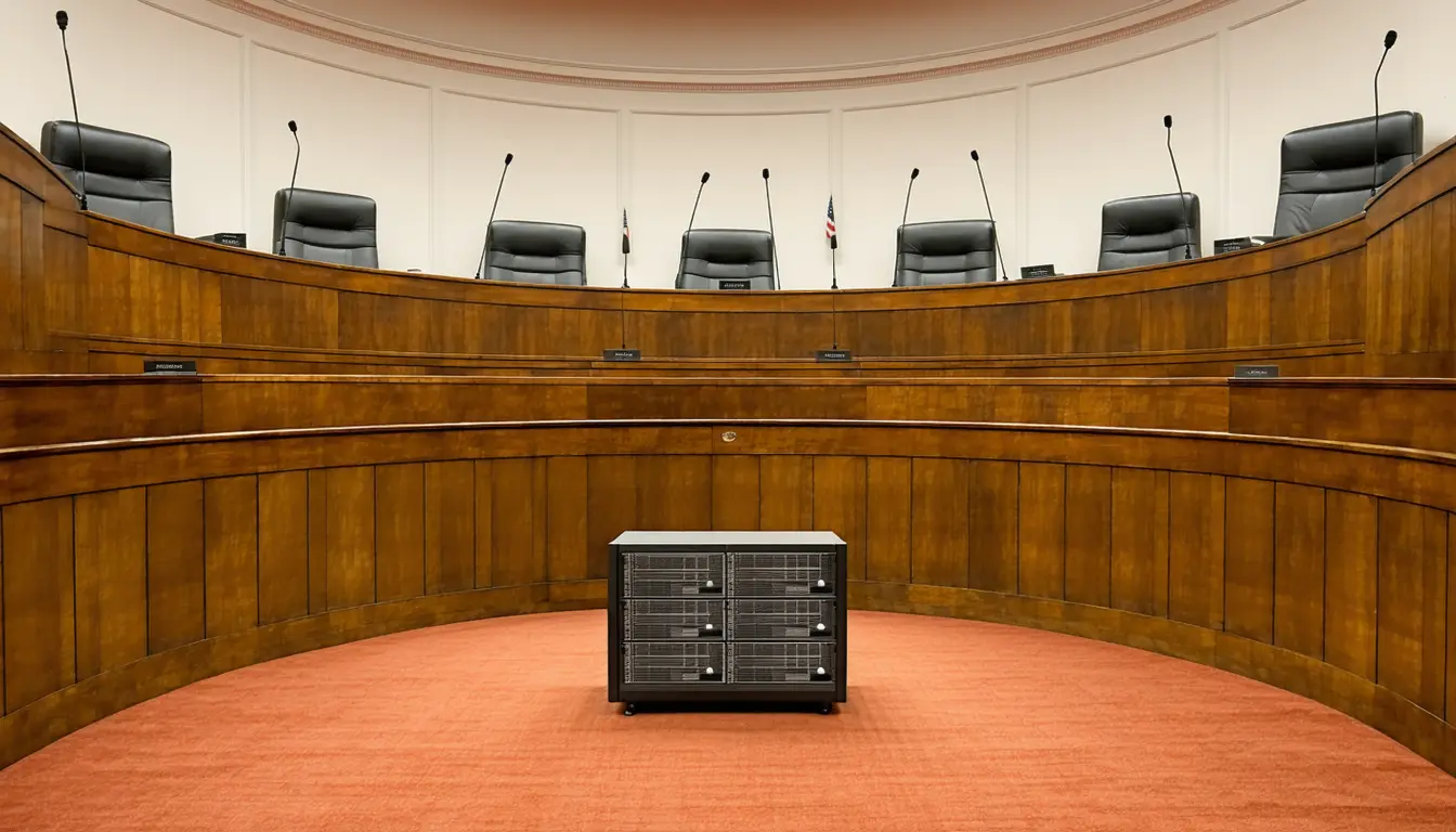 Illustration accompanying Troy Carter counts 60 of 62 Black Caucus votes for AI guardrails
