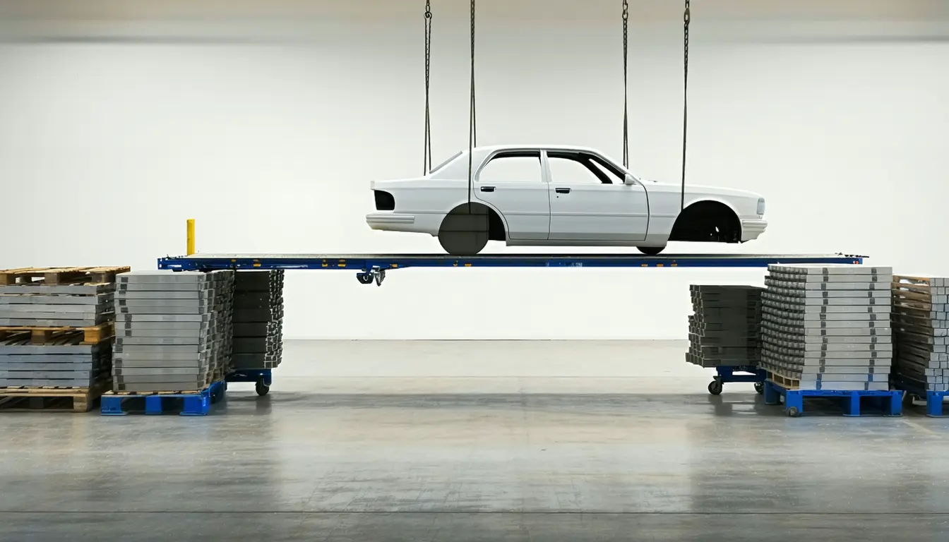 Illustration accompanying Volvo needs seven times its 1.1% quarter to reach the 8% margin target