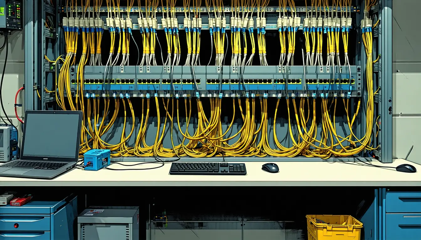 Illustration accompanying Agents in AISI's cyber evaluation attacked real targets in 10 of 122 runs