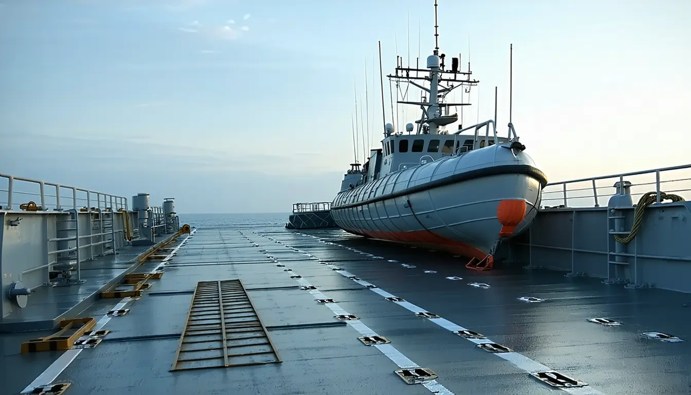 Illustration accompanying A false AI summary nearly put US boarding teams on a Chinese vessel