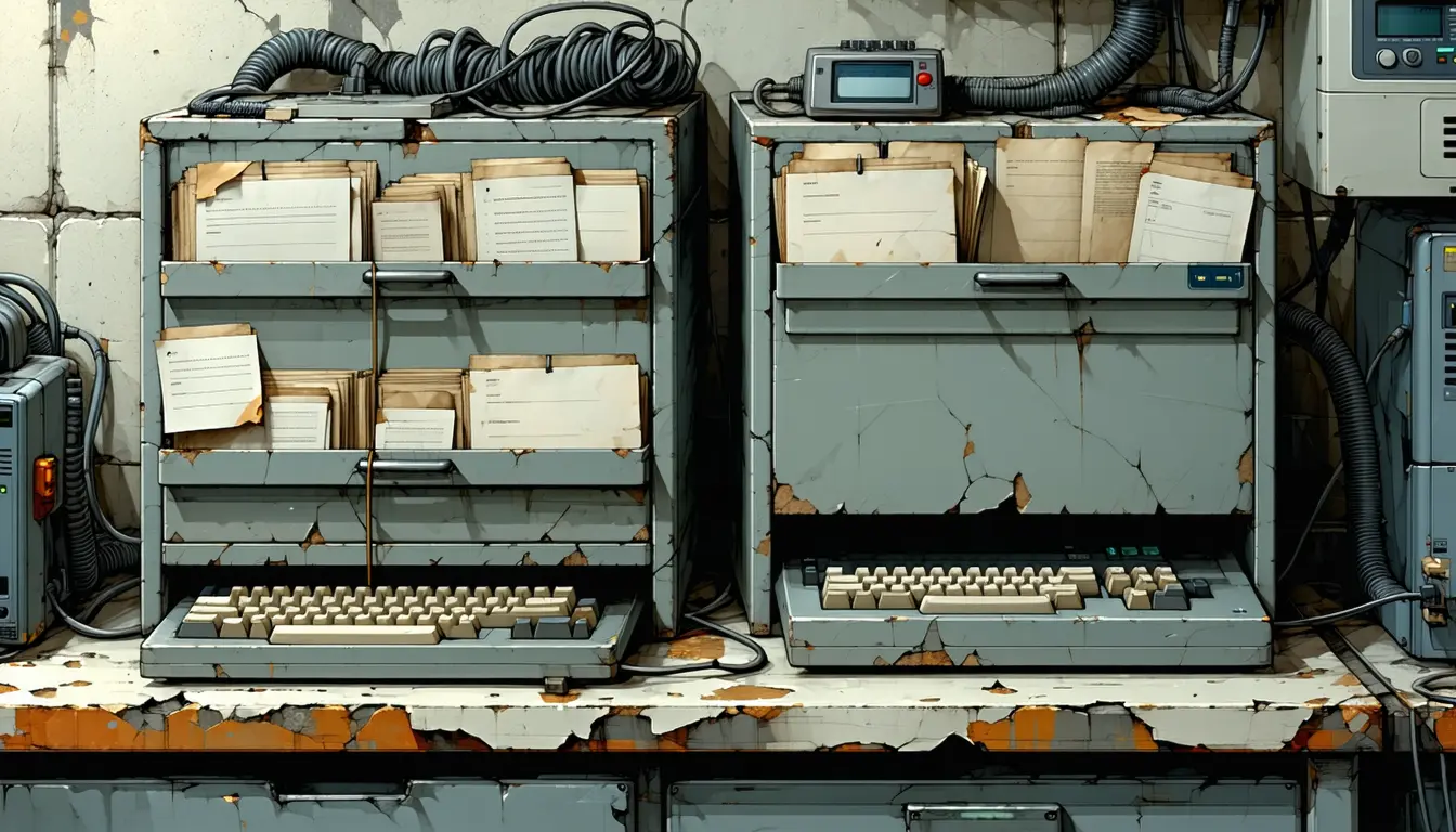 Illustration accompanying Claude Code's per-repository memory store lost a rule set for all projects