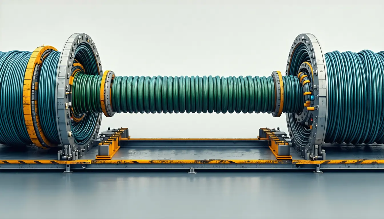 Illustration accompanying Meta reaches a petabit at 7,000 km by doubling the cores inside a 125-micron fiber