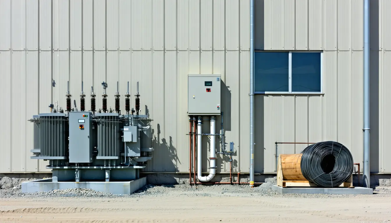 Illustration accompanying Newsom signs seven bills making California data centers pay for their own grid upgrades