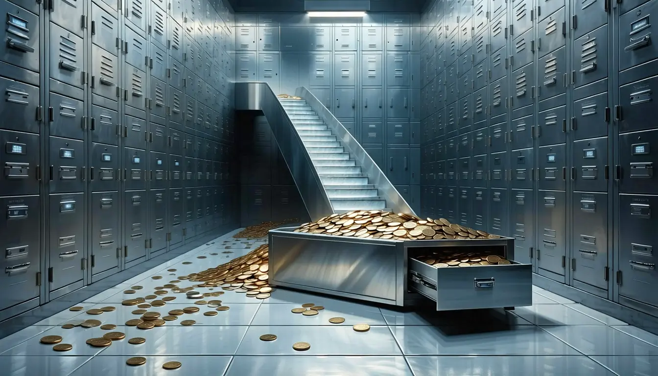 Illustration accompanying Venice's VVV traded $151m in a day against about $33m of float outside its 100 biggest wallets