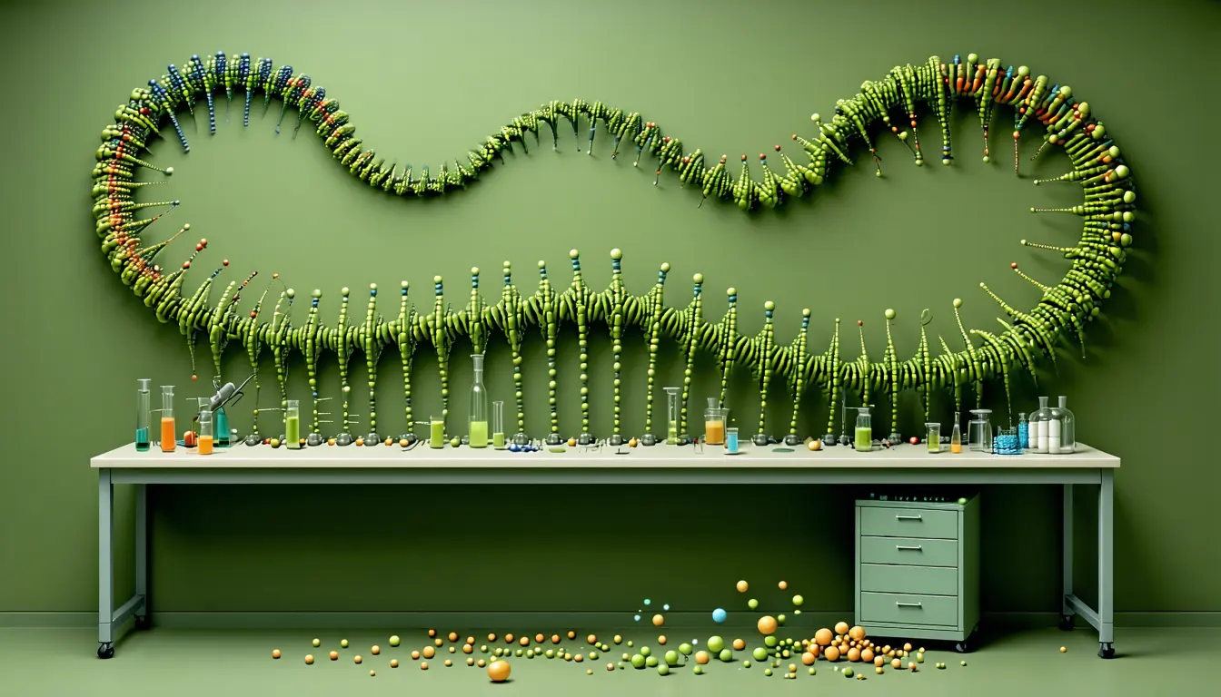 Illustration accompanying Mobile DNA that copies itself through RNA fills nearly half the human genome