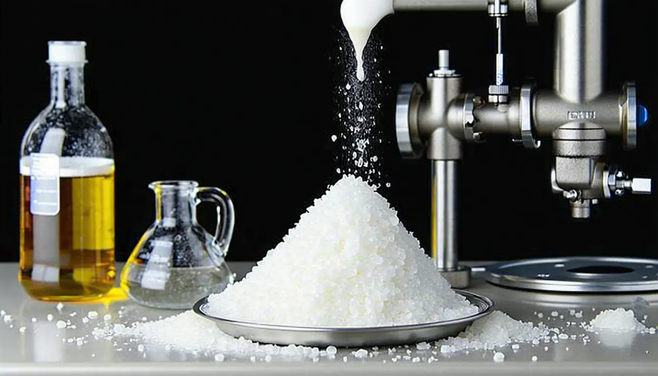 Illustration accompanying Molten aluminium chloride cracks polyethylene into gasoline at oven temperatures
