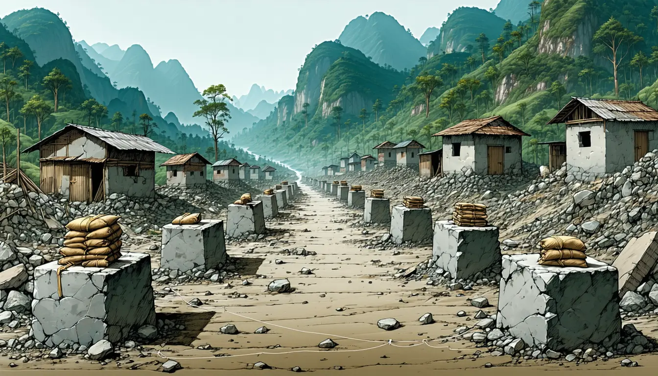 Illustration accompanying Researchers urge Nepal to settle who qualifies for aid before reconstruction grants flow