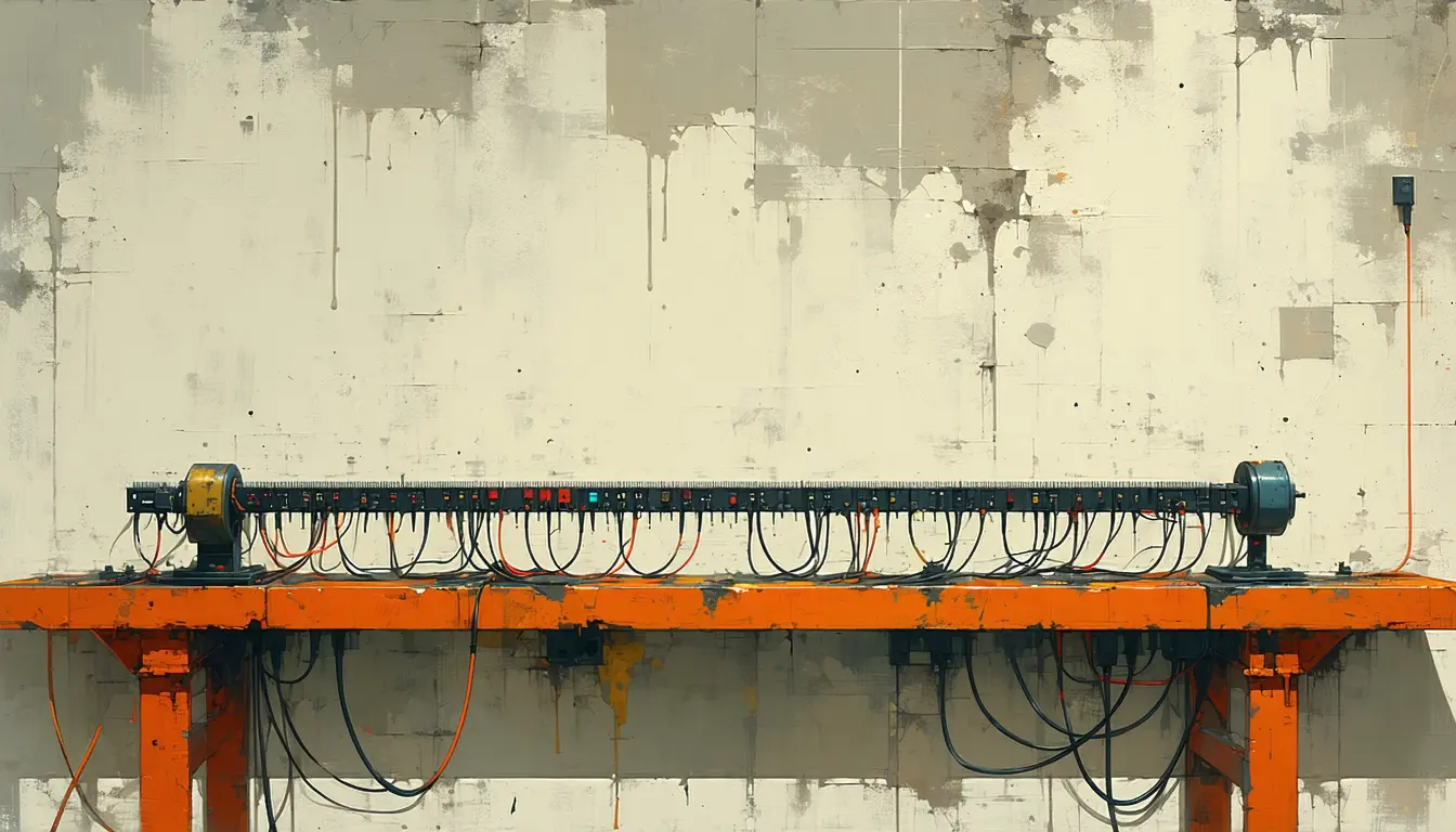 Illustration accompanying A suite failing one run in four needs each test to flake only 0.3 percent of the time