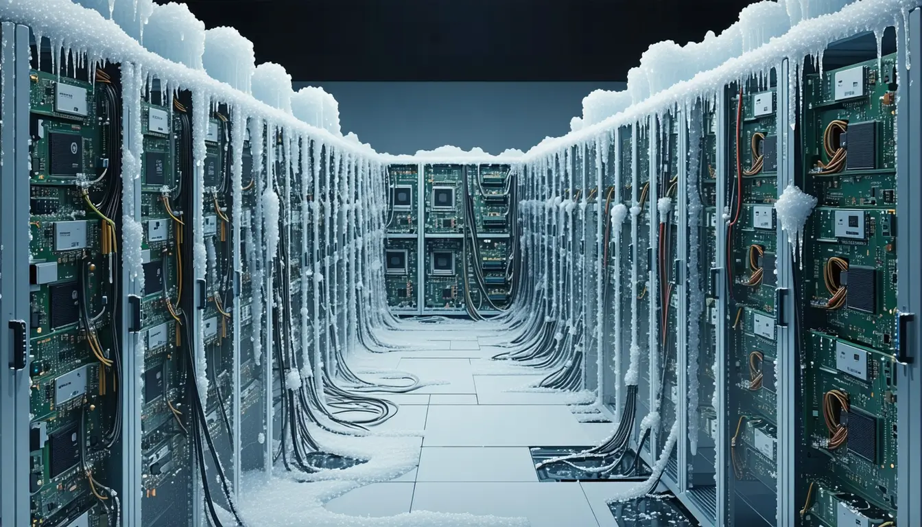 Illustration accompanying Handing a coding agent the frozen machine fixed 17 of 33 broken hackathon builds
