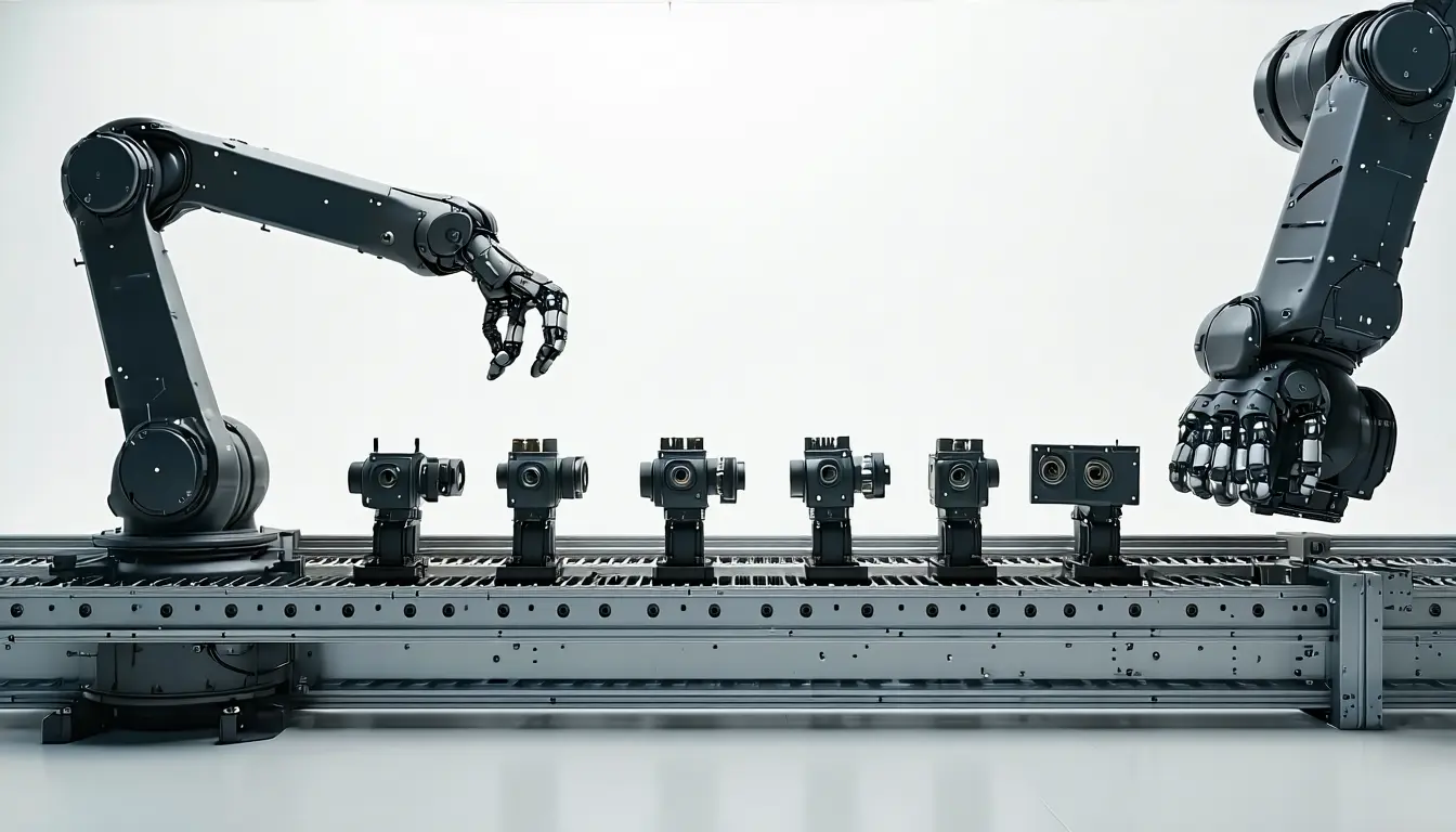 Illustration accompanying NVIDIA repackages Isaac ROS setup and manipulation as skills an AI agent can call