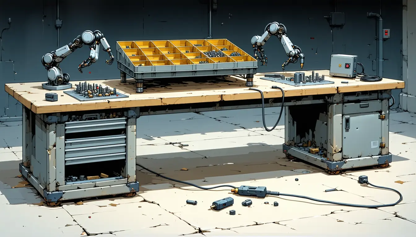 Illustration accompanying RoboCurve times Astra's zero-shot picks at two and a half minutes each