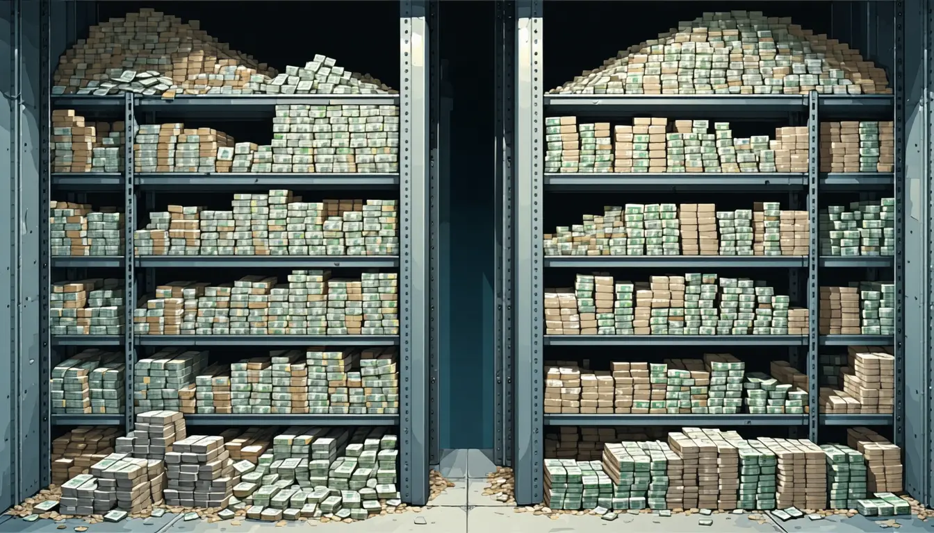 Illustration accompanying SoFi added about $1 billion of deposits a month for two straight years