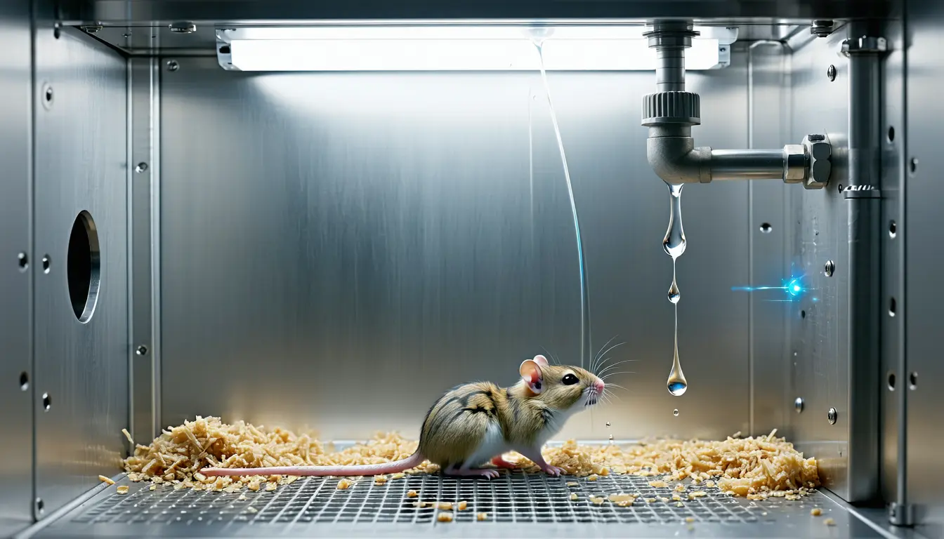 Illustration accompanying Activating the striatum's indirect pathway halts cocaine-driven licking in mice
