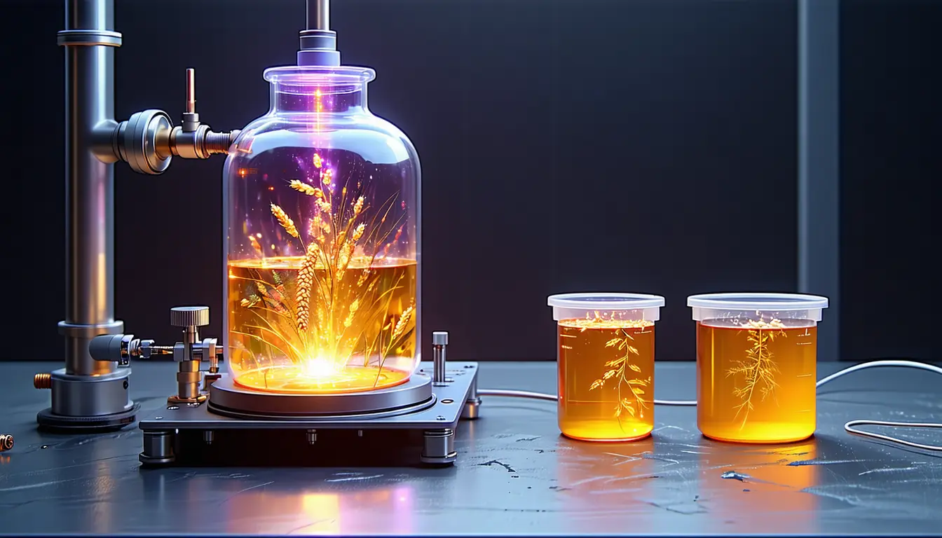 Illustration accompanying Argon cold plasma turned a rice bran protein film into a 24-hour antibacterial surface