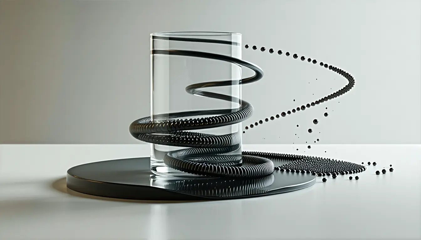 Illustration accompanying Rice theorists cancel a magnetic assembly bias by rotating the field past a full turn