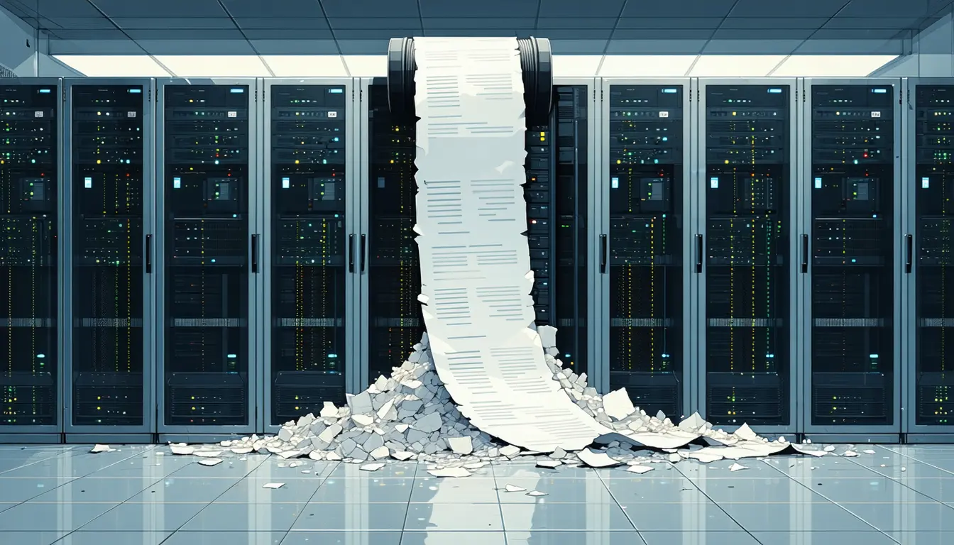 Illustration accompanying A rerun of the same SWE-bench task can consume 30 times the tokens