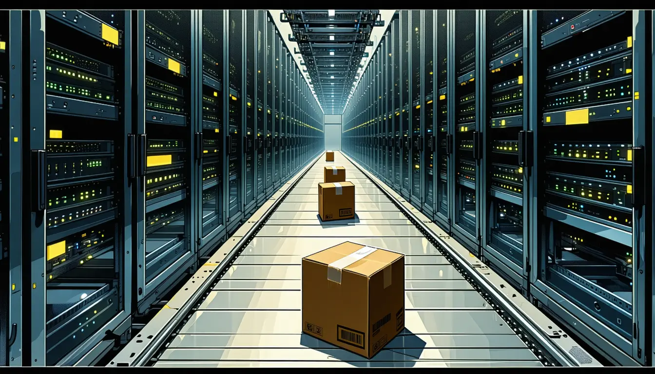 Illustration accompanying An agent now picks the packages the person prompting it will never see