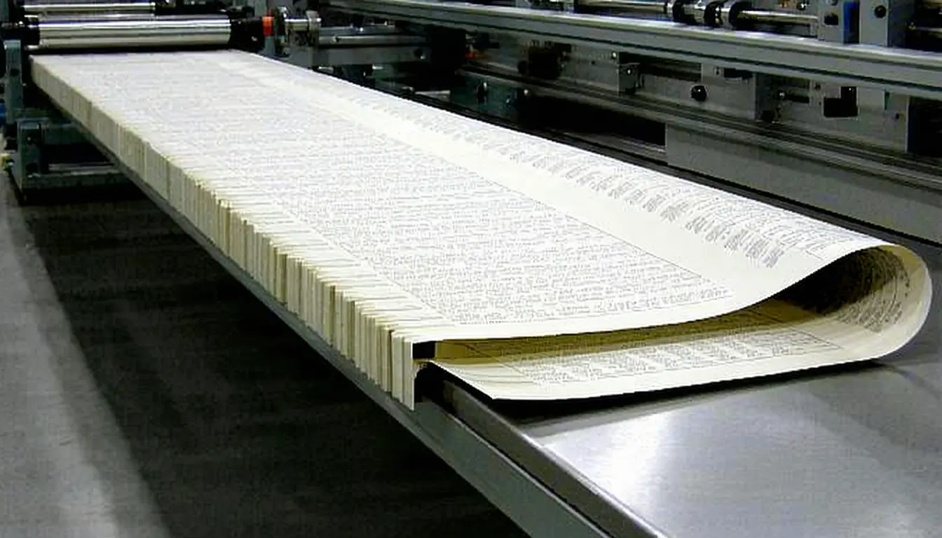 Illustration accompanying GitHub mounts about 100 rows of a million-line diff by knowing every height before paint
