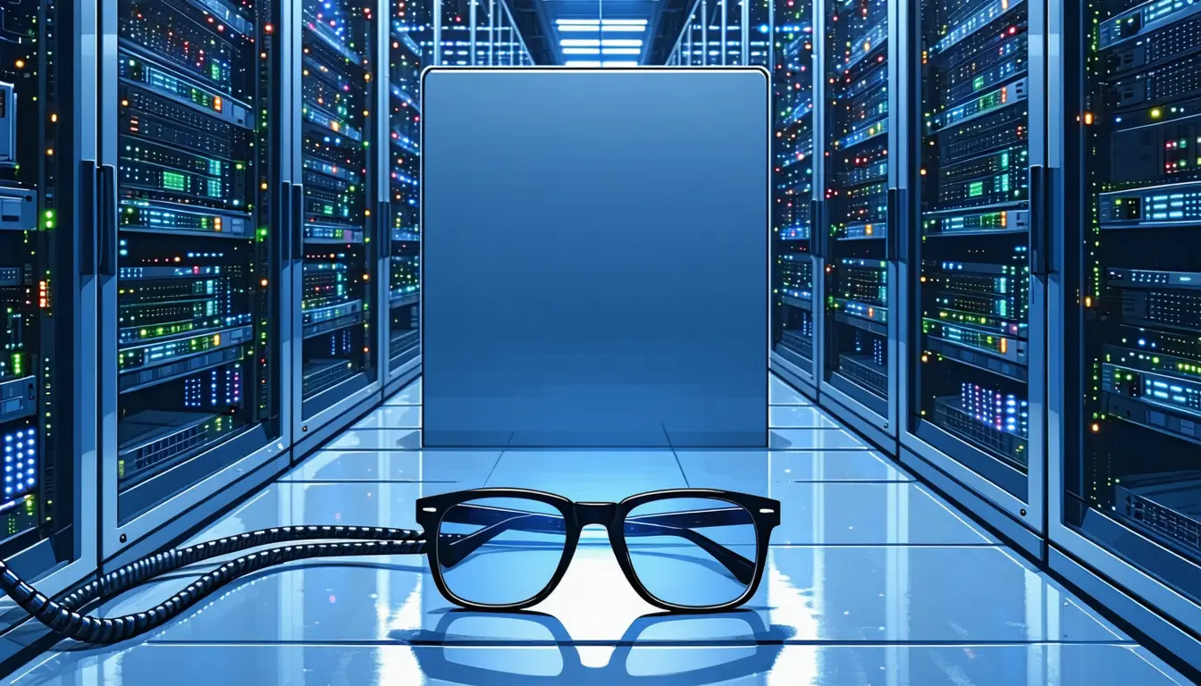 Illustration accompanying Meta puts glasses AI inside confidential VMs the hypervisor can only read as ciphertext