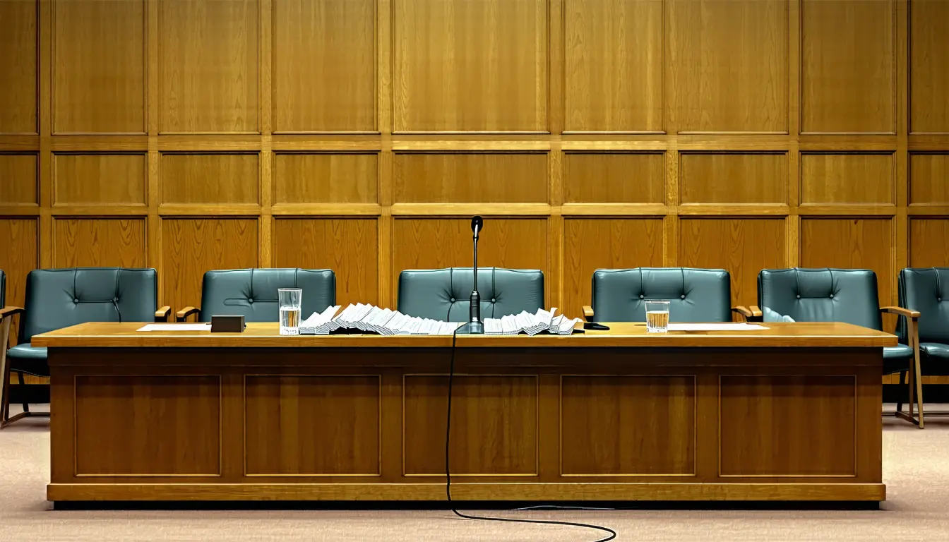 Illustration accompanying All 11 Banking Democrats ask Tim Scott to move the Kalshi conversation into a public hearing