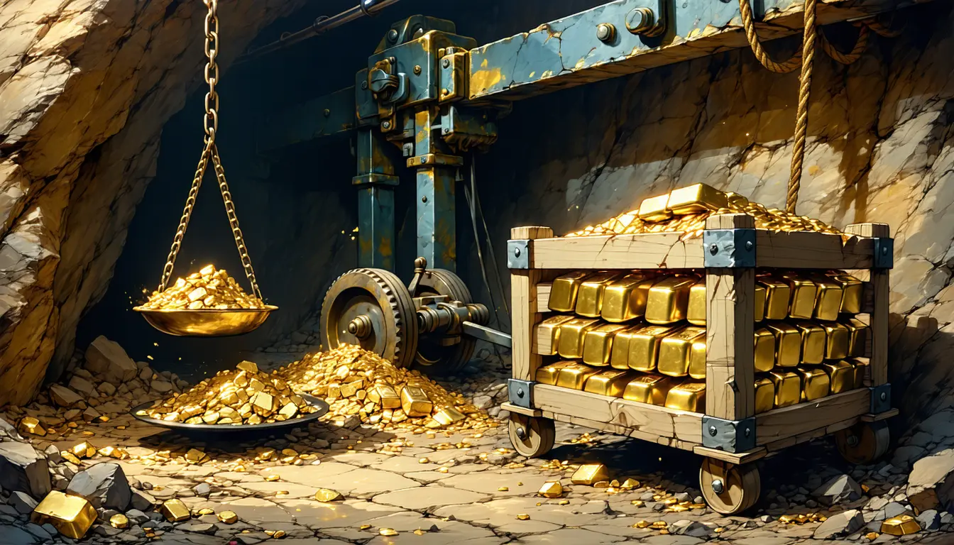 Illustration accompanying Barrick paid out $1.50 billion in a quarter that generated $141 million of attributable free cash flow