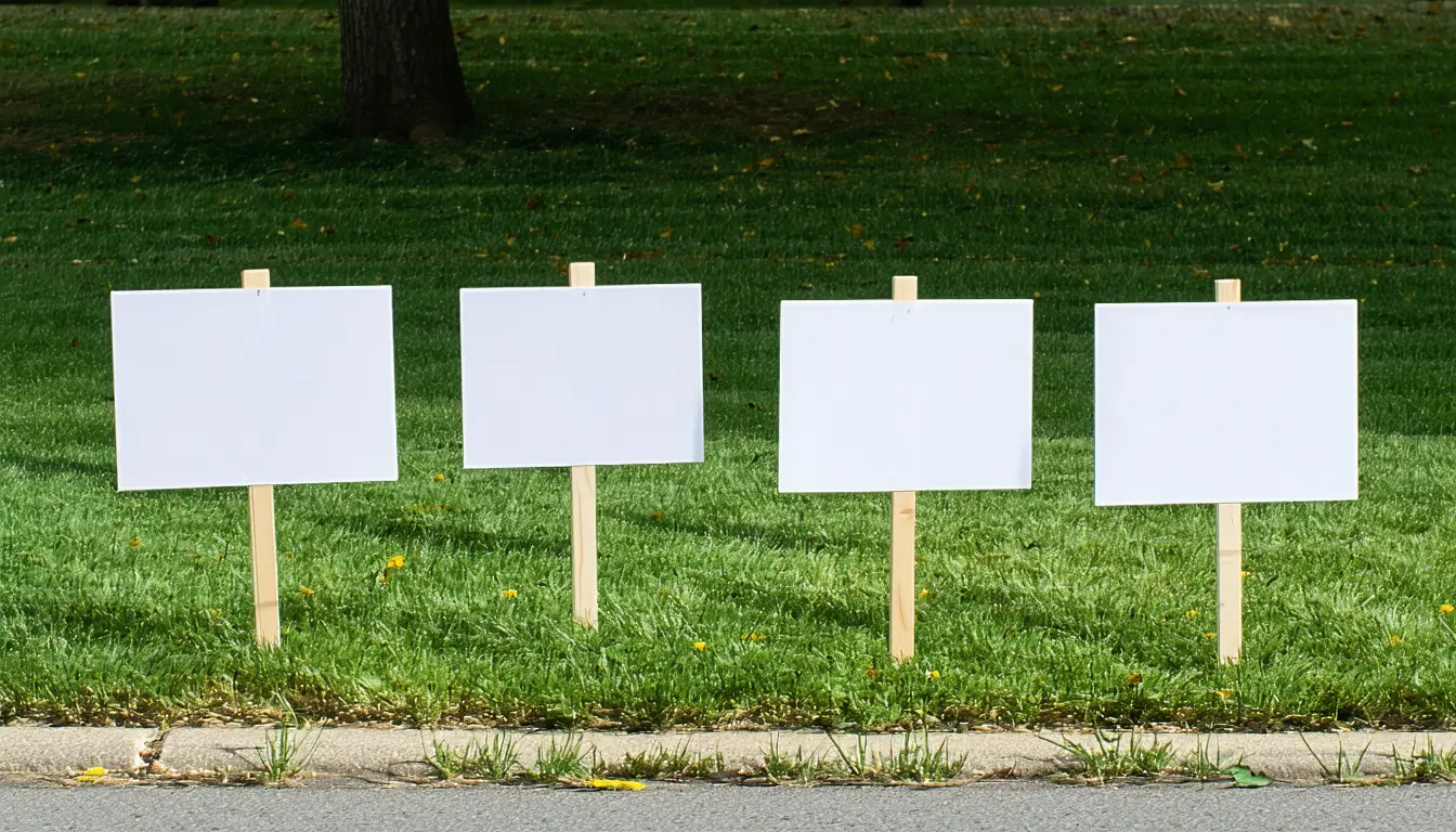 Illustration accompanying Republican candidates test distance from Trump six weeks out from the midterms
