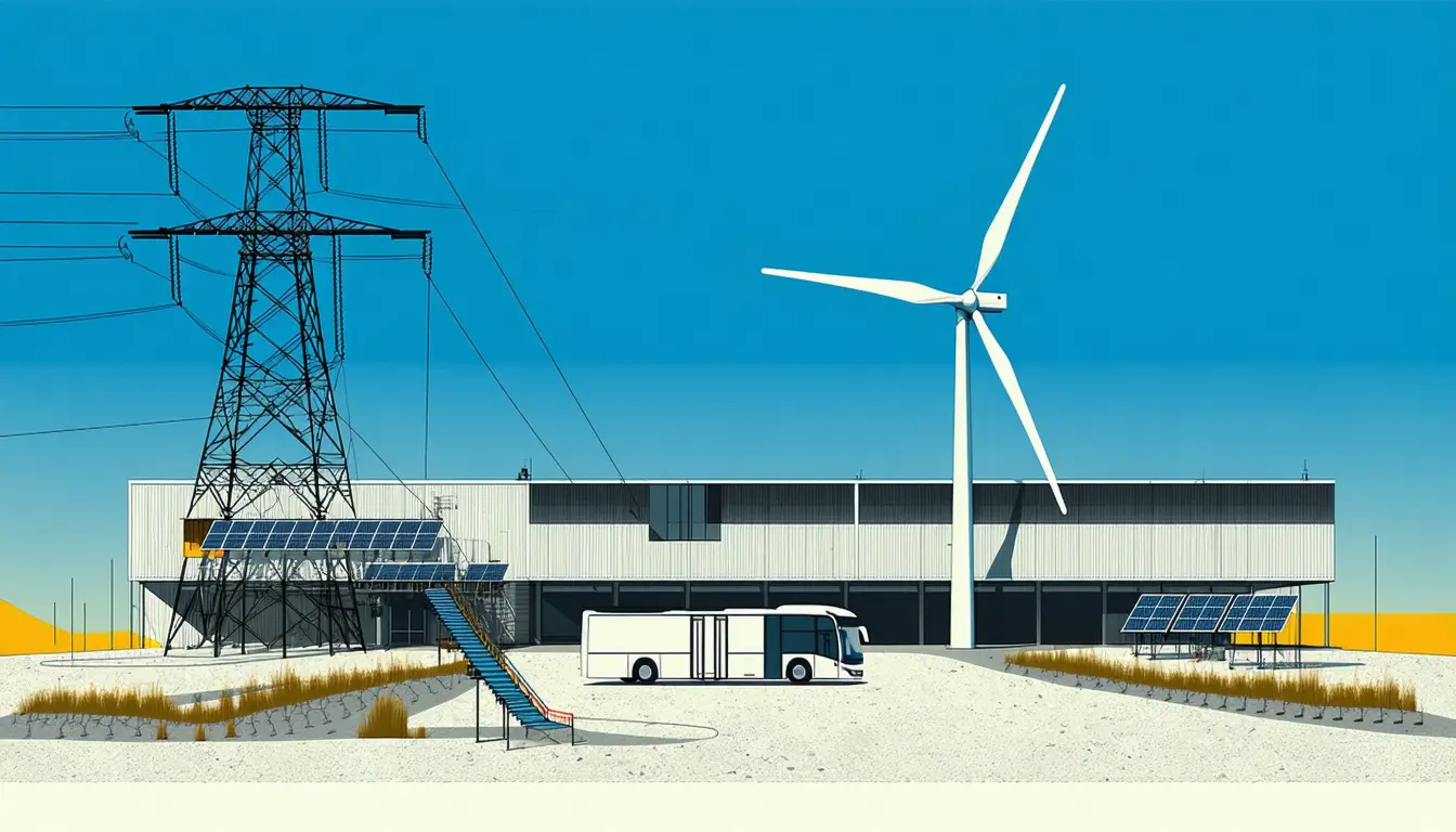 Illustration accompanying Australia's draft guidelines would make data centers register for demand response