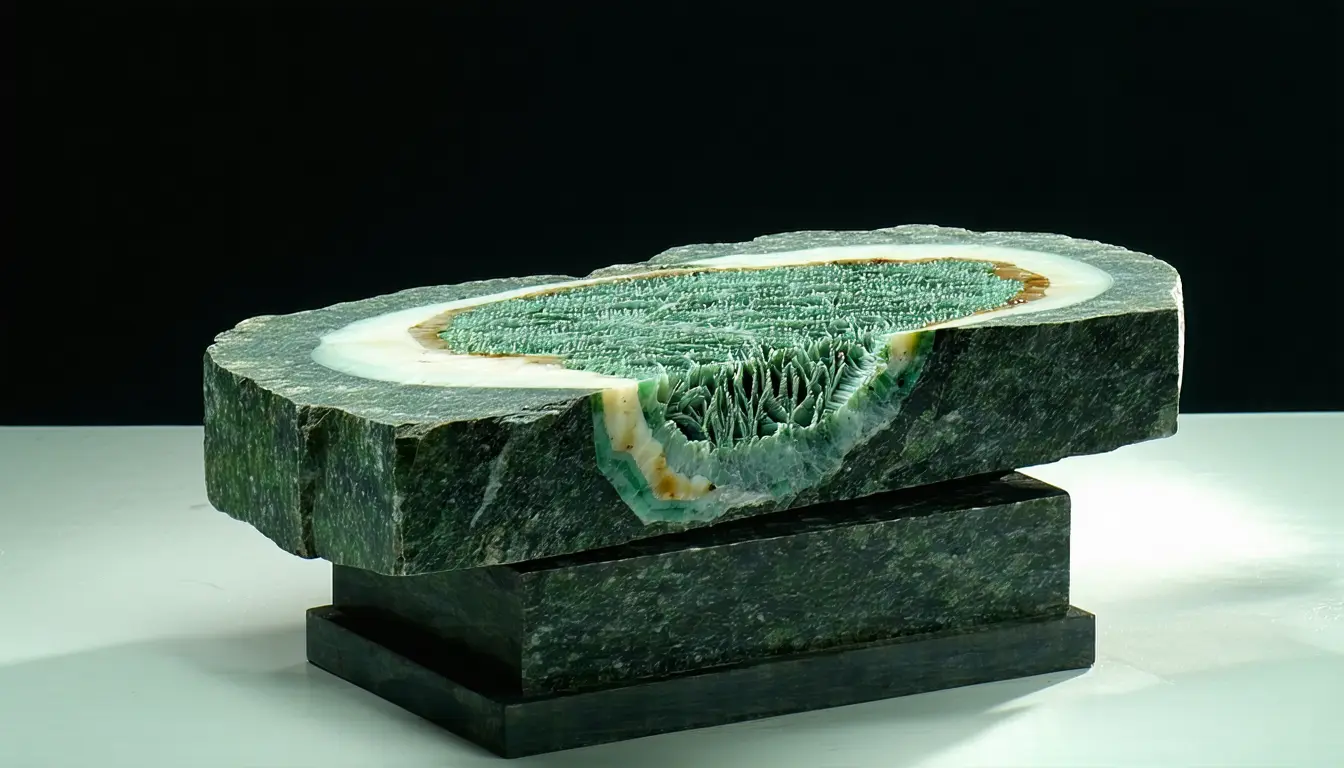 Illustration accompanying A question from Maori put nephrite jade in front of a Taiwanese synchrotron