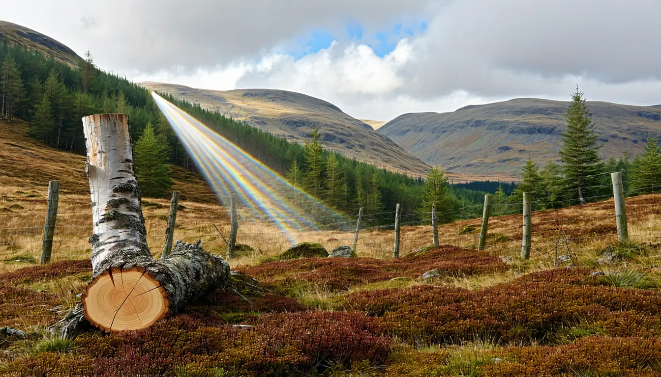 Illustration accompanying Airborne lasers count 2.65 million trees under five metres across the Cairngorms