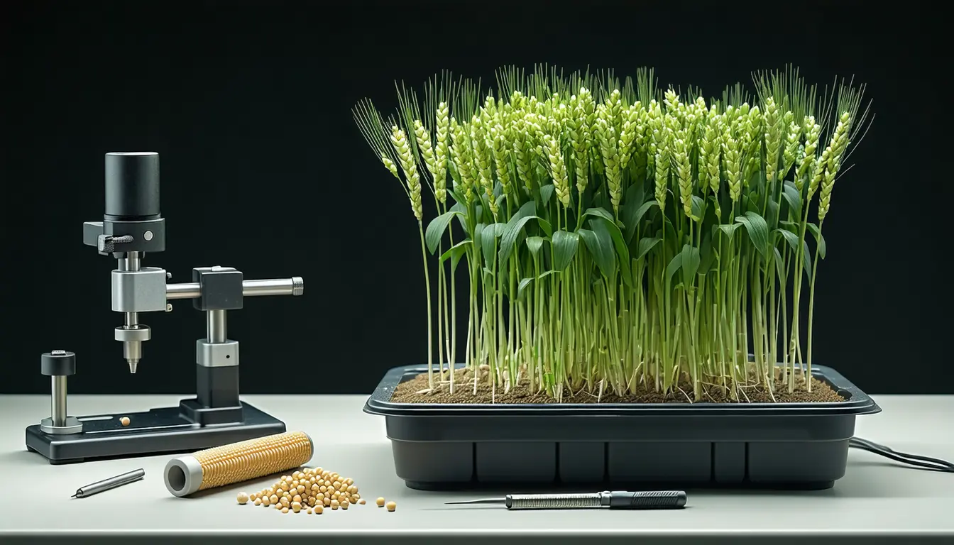 Illustration accompanying Engineered tandem kinase receptors bound two blast effectors in wheat protoplasts