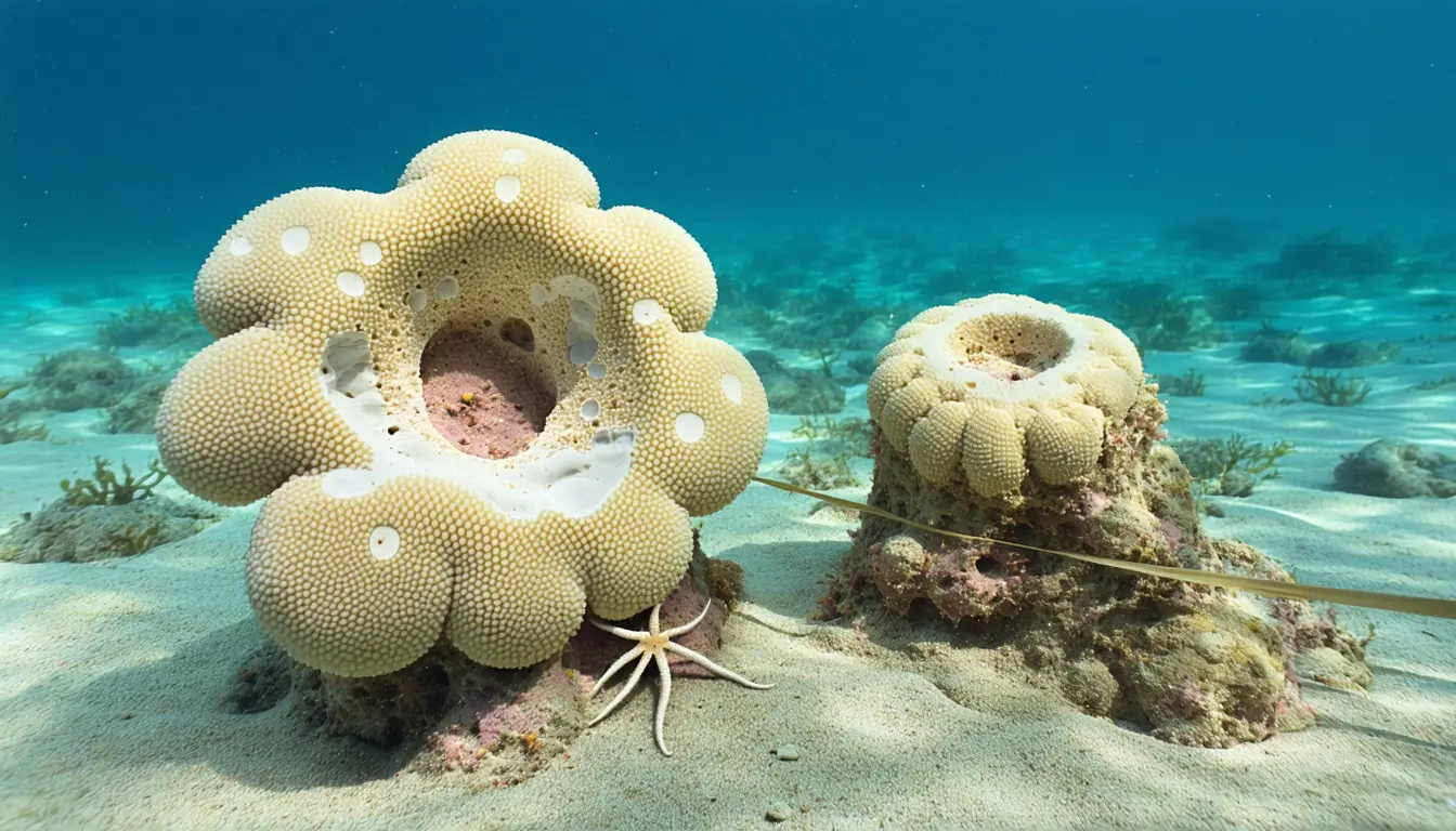 Illustration accompanying Starfish left live coral behind in almost 75% of feeding events at One Tree Reef