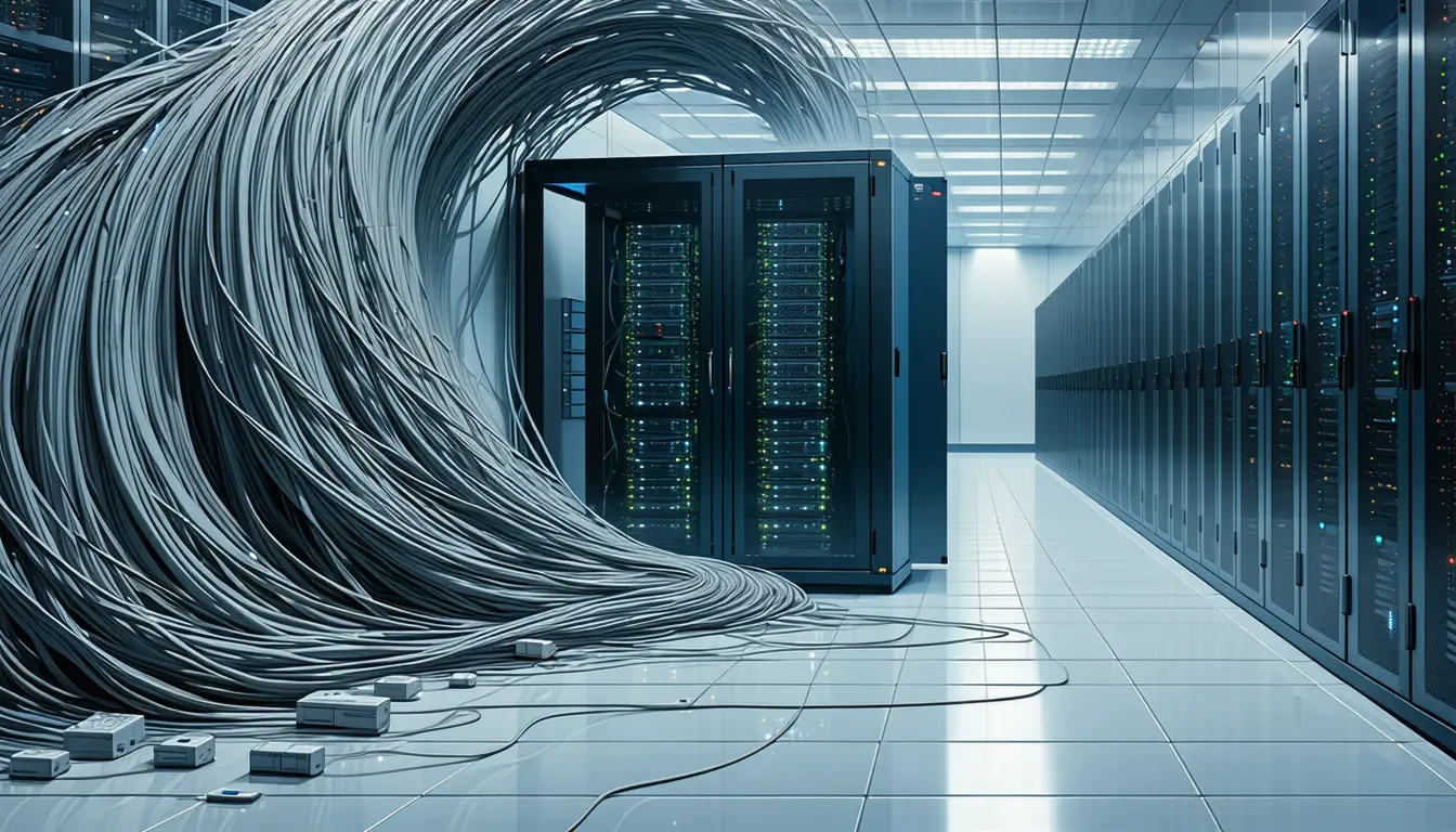 Illustration accompanying Amodei gives an internet-scale agent swarm a six-to-12-month horizon