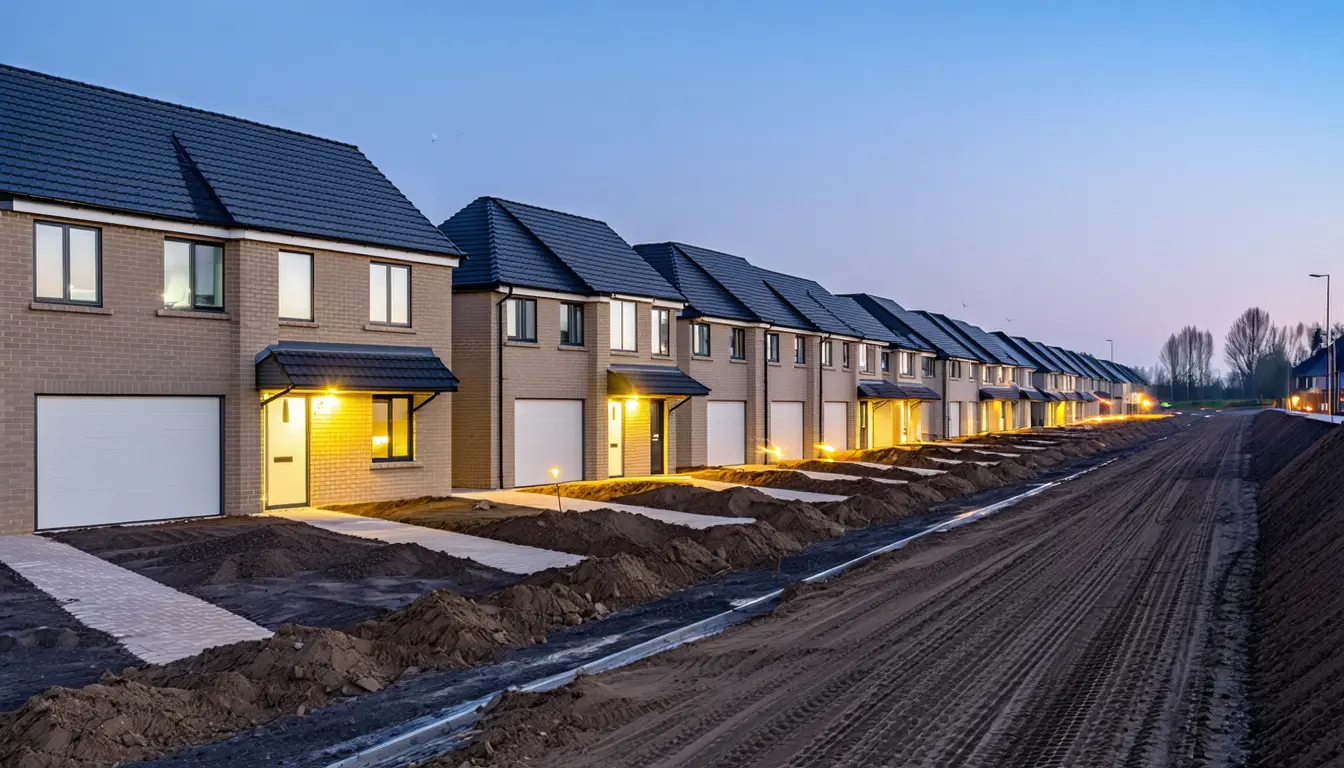 Illustration accompanying Discounts to move new homes have halved Lennar's gross margin since 2022