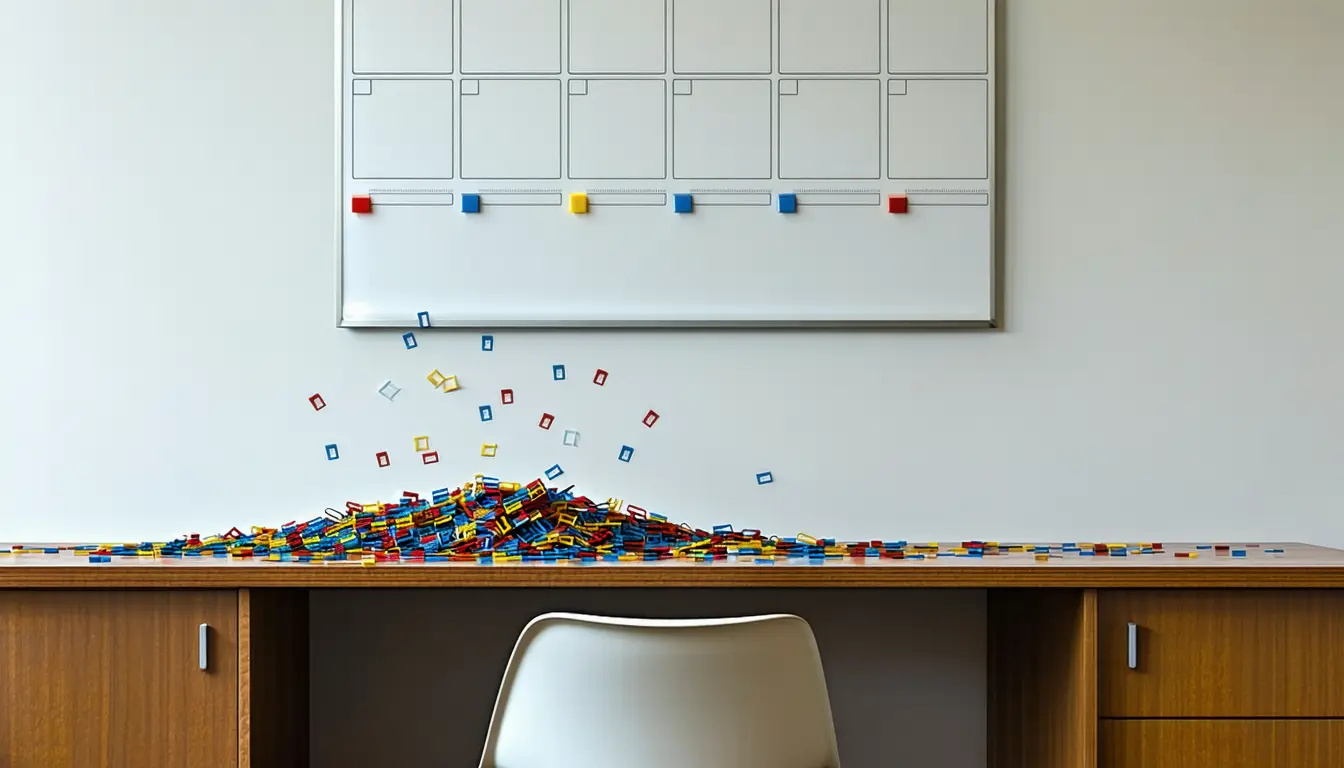 Illustration accompanying Google productivity advisor recommends zero-based calendaring to tackle rising workloads